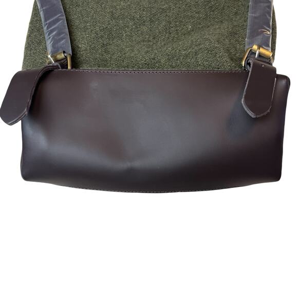 New Faribault Woolen Mill Company Green Wool Pack Backpack Bag - Picture 7 of 9